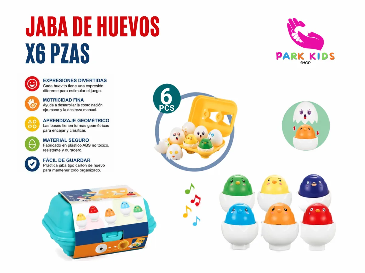 Jaba de Huevos Sensorial x6