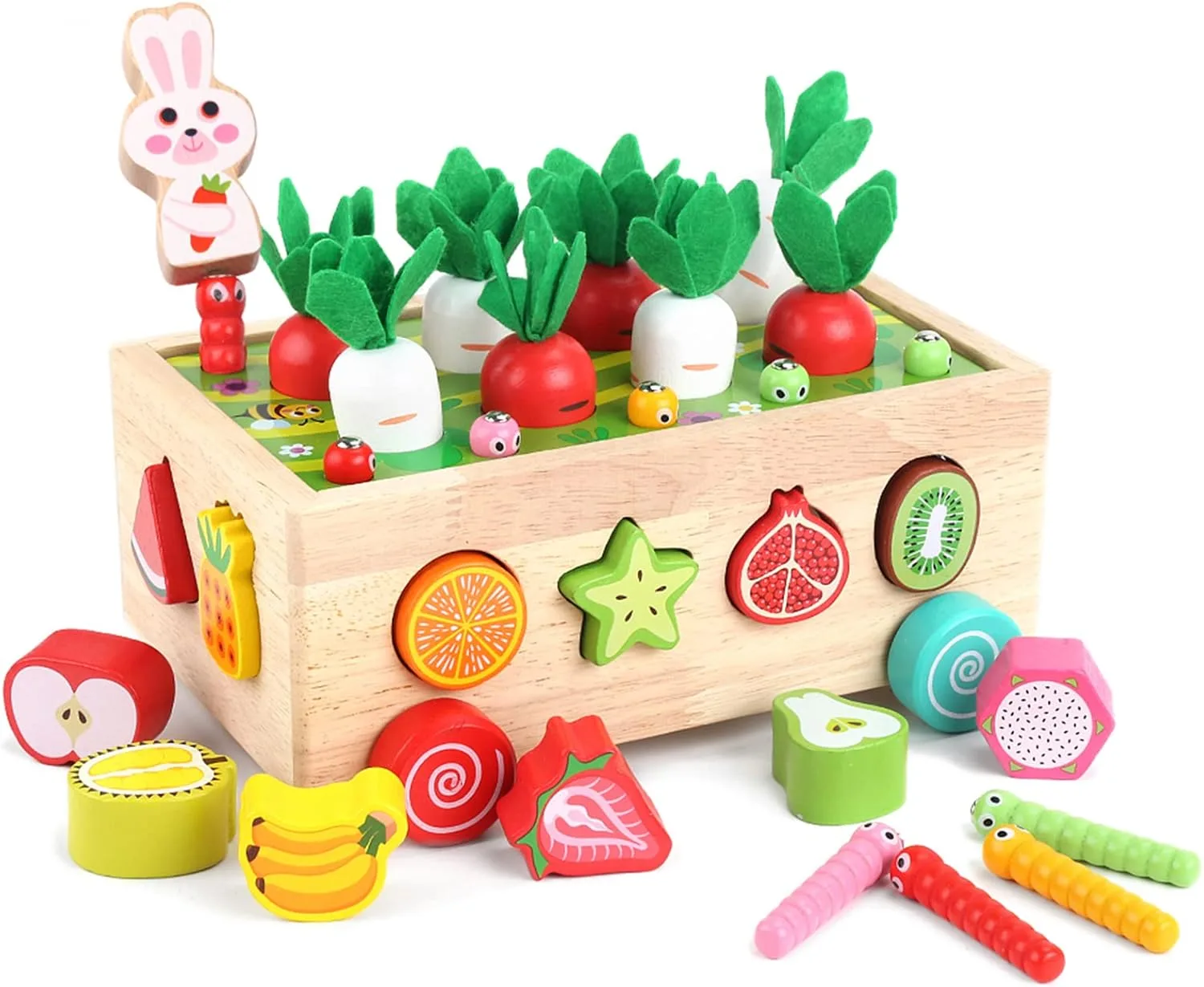 Juego Multifuncional de Zanahorias y Frutas